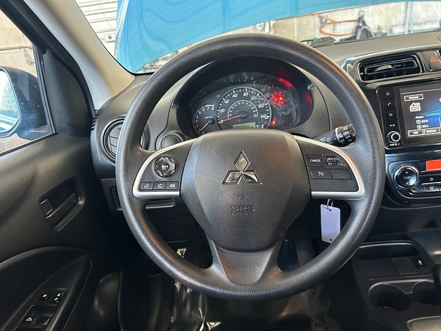 2024 Blue Mitsubishi Mirage (ML32AUHJ3RH) with an 3-Cyl 1.2 Liter engine, Automatic CVT transmission, located at 412 Auto Vista Drive, Palmdale, 93551, (661) 945-0620, 34.592636, -118.136681- Photo#16