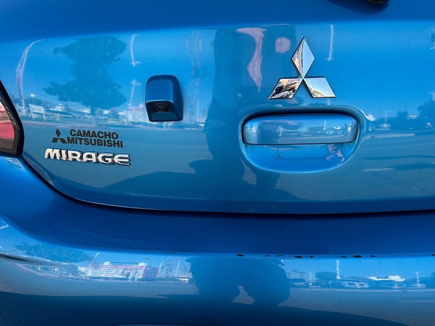 2024 Blue Mitsubishi Mirage (ML32AUHJ3RH) with an 3-Cyl 1.2 Liter engine, Automatic CVT transmission, located at 412 Auto Vista Drive, Palmdale, 93551, (661) 945-0620, 34.592636, -118.136681- Photo#26