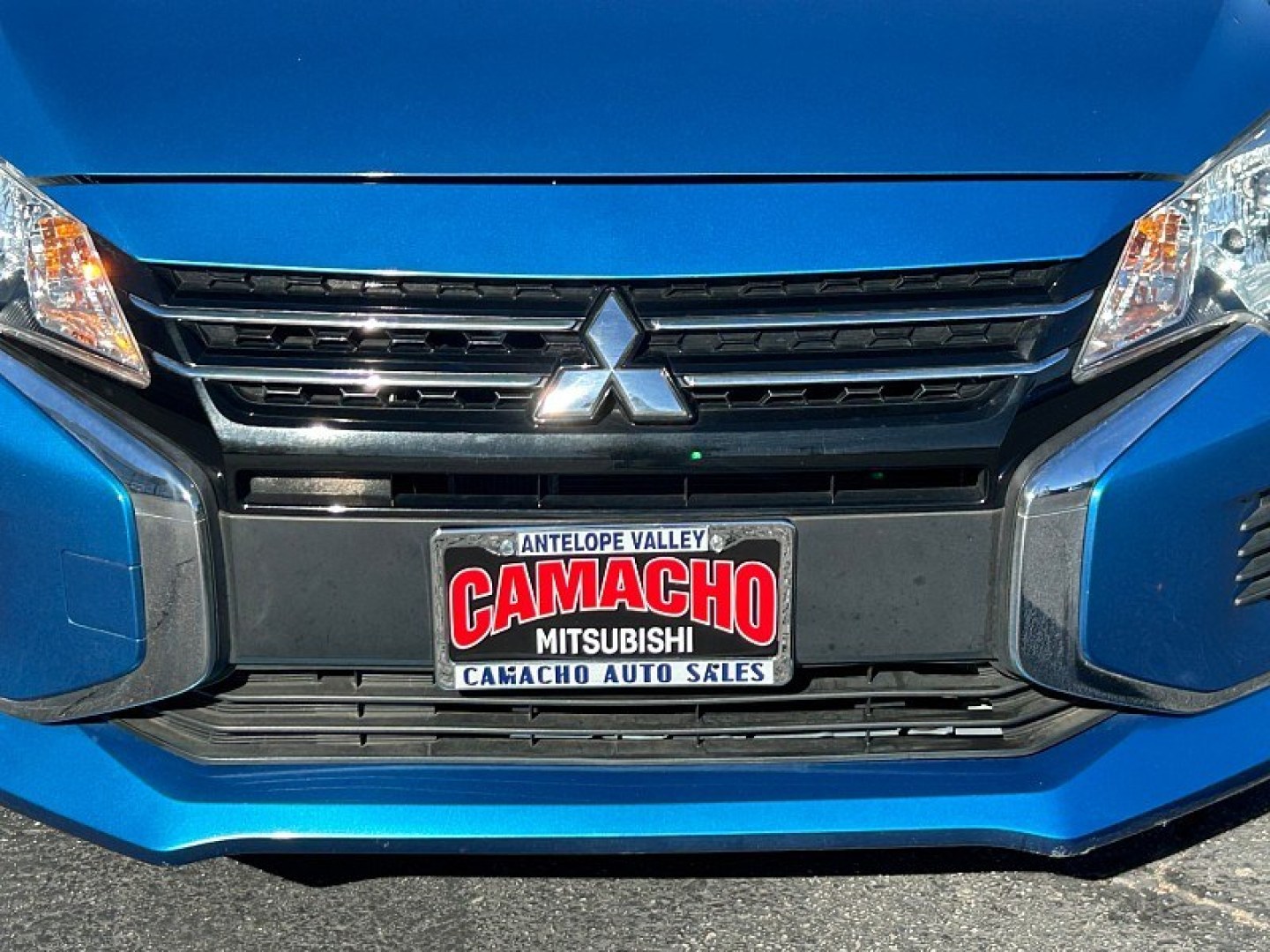 2024 Blue Mitsubishi Mirage (ML32AUHJ3RH) with an 3-Cyl 1.2 Liter engine, Automatic CVT transmission, located at 412 Auto Vista Drive, Palmdale, 93551, (661) 945-0620, 34.592636, -118.136681- Photo#9