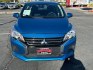 2024 Blue Mitsubishi Mirage (ML32AUHJ3RH) with an 3-Cyl 1.2 Liter engine, Automatic CVT transmission, located at 412 Auto Vista Drive, Palmdale, 93551, (661) 945-0620, 34.592636, -118.136681- Photo#3