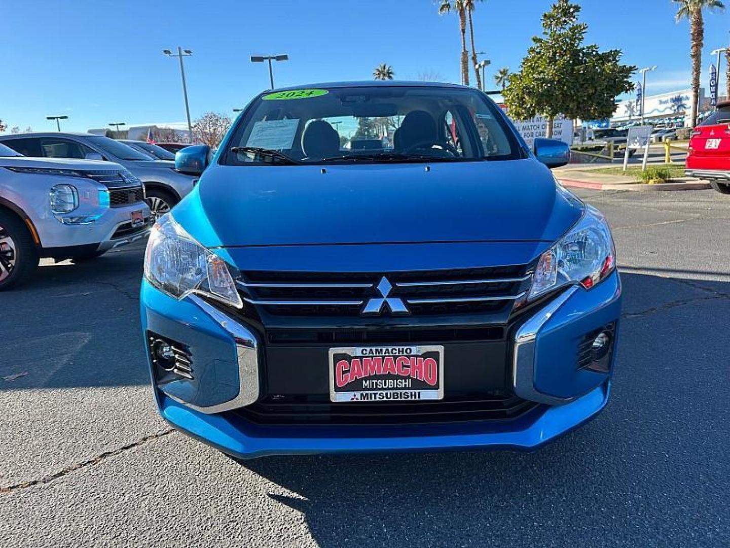 2024 BLUE Mitsubishi Mirage G4 (ML32FUFJ4RH) with an 3-Cyl 1.2 Liter engine, Automatic CVT transmission, located at 412 Auto Vista Drive, Palmdale, 93551, (661) 945-0620, 34.592636, -118.136681 - Photo#19