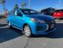2024 BLUE Mitsubishi Mirage G4 (ML32FUFJ4RH) with an 3-Cyl 1.2 Liter engine, Automatic CVT transmission, located at 412 Auto Vista Drive, Palmdale, 93551, (661) 945-0620, 34.592636, -118.136681 - Photo#10