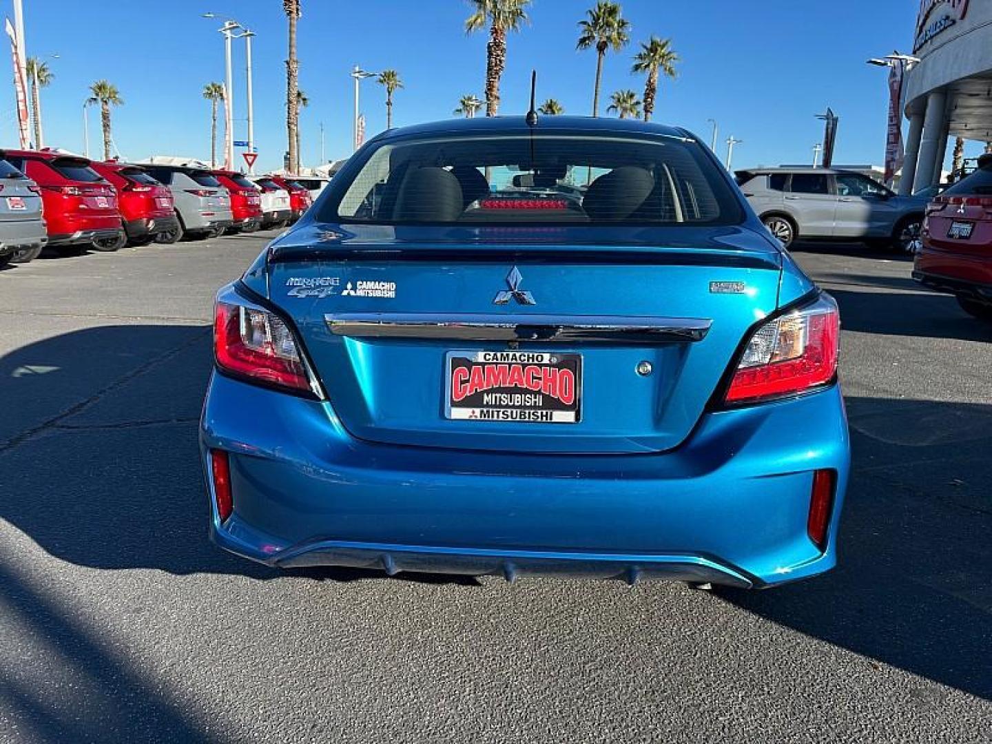 2024 BLUE Mitsubishi Mirage G4 (ML32FUFJ4RH) with an 3-Cyl 1.2 Liter engine, Automatic CVT transmission, located at 412 Auto Vista Drive, Palmdale, 93551, (661) 945-0620, 34.592636, -118.136681 - Photo#16