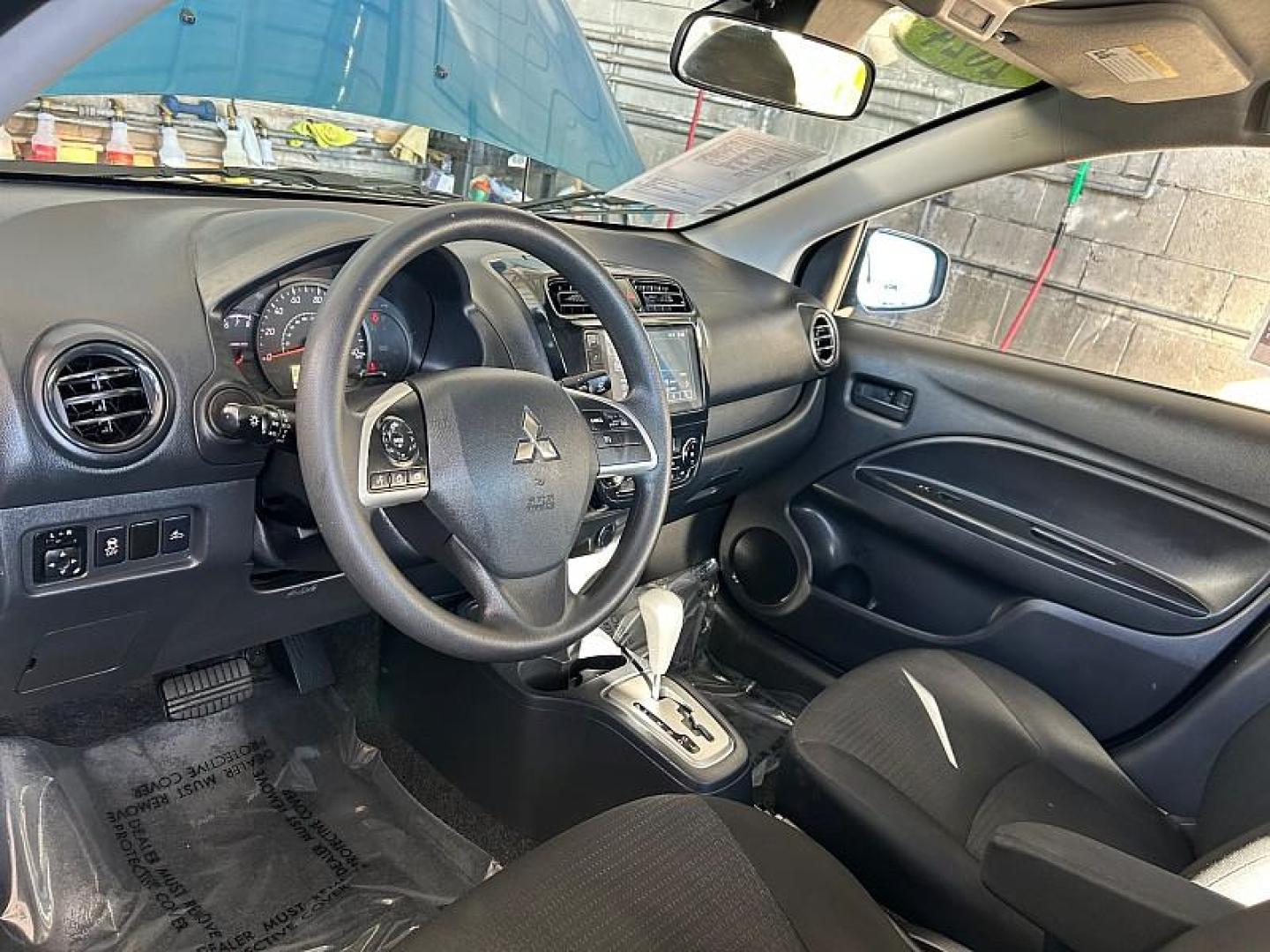 2024 BLUE Mitsubishi Mirage G4 (ML32FUFJ4RH) with an 3-Cyl 1.2 Liter engine, Automatic CVT transmission, located at 412 Auto Vista Drive, Palmdale, 93551, (661) 945-0620, 34.592636, -118.136681 - Photo#28