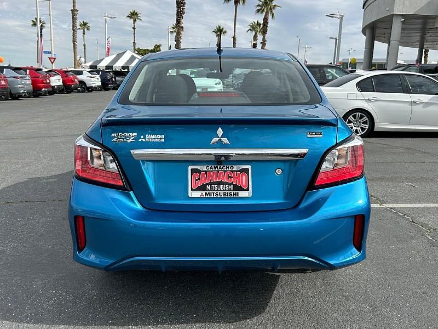 2024 BLUE Mitsubishi Mirage G4 (ML32FUFJ4RH) with an 3-Cyl 1.2 Liter engine, Automatic CVT transmission, located at 412 Auto Vista Drive, Palmdale, 93551, (661) 945-0620, 34.592636, -118.136681 - Photo#5