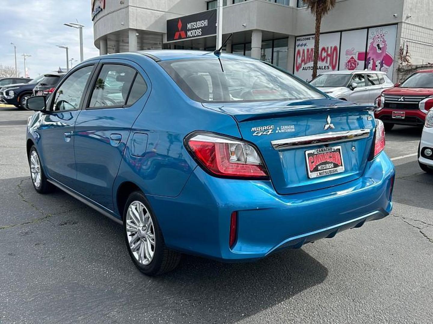 2024 BLUE Mitsubishi Mirage G4 (ML32FUFJ4RH) with an 3-Cyl 1.2 Liter engine, Automatic CVT transmission, located at 412 Auto Vista Drive, Palmdale, 93551, (661) 945-0620, 34.592636, -118.136681 - Photo#6