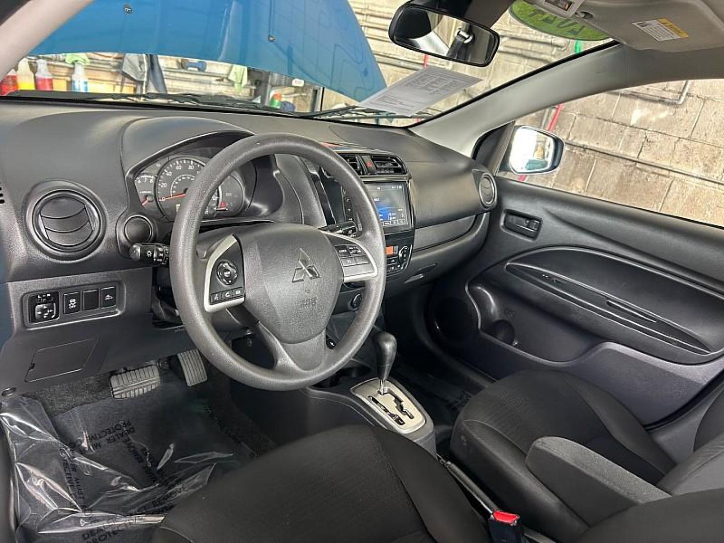 2024 BLUE Mitsubishi Mirage G4 (ML32FUFJ4RH) with an 3-Cyl 1.2 Liter engine, Automatic CVT transmission, located at 412 Auto Vista Drive, Palmdale, 93551, (661) 945-0620, 34.592636, -118.136681 - Photo#17