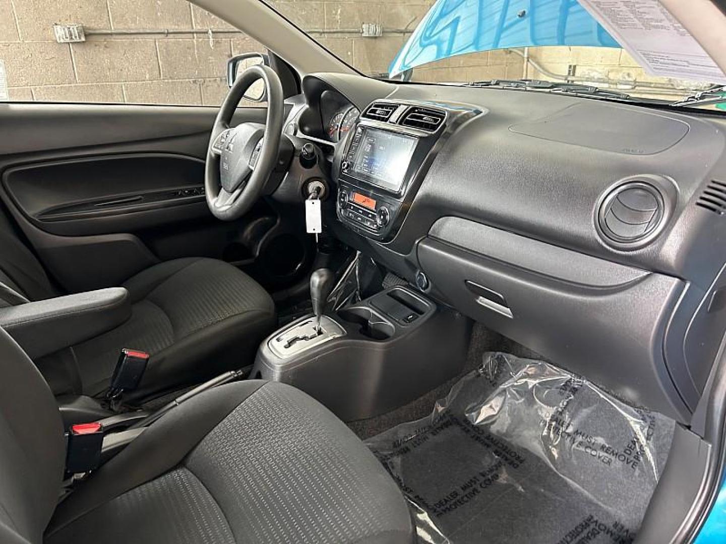 2024 BLUE Mitsubishi Mirage G4 (ML32FUFJ4RH) with an 3-Cyl 1.2 Liter engine, Automatic CVT transmission, located at 412 Auto Vista Drive, Palmdale, 93551, (661) 945-0620, 34.592636, -118.136681 - Photo#27