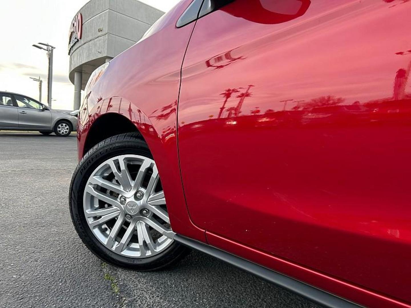 2024 RED Mitsubishi Mirage G4 (ML32FVFJ0RH) with an 3-Cyl 1.2 Liter engine, Automatic CVT transmission, located at 412 Auto Vista Drive, Palmdale, 93551, (661) 945-0620, 34.592636, -118.136681- Photo#10
