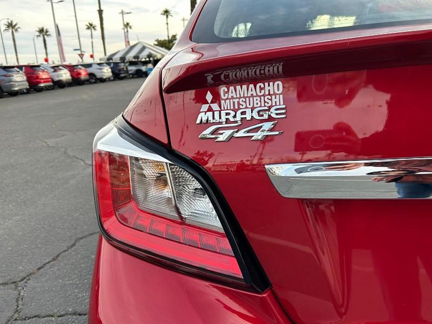 2024 RED Mitsubishi Mirage G4 (ML32FVFJ0RH) with an 3-Cyl 1.2 Liter engine, Automatic CVT transmission, located at 412 Auto Vista Drive, Palmdale, 93551, (661) 945-0620, 34.592636, -118.136681- Photo#15