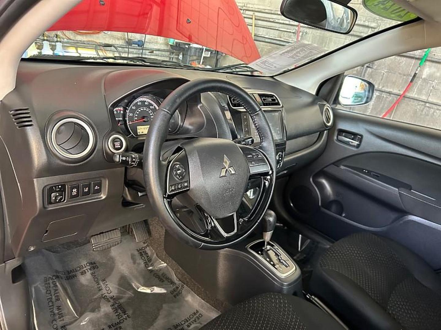 2024 RED Mitsubishi Mirage G4 (ML32FVFJ0RH) with an 3-Cyl 1.2 Liter engine, Automatic CVT transmission, located at 412 Auto Vista Drive, Palmdale, 93551, (661) 945-0620, 34.592636, -118.136681- Photo#21