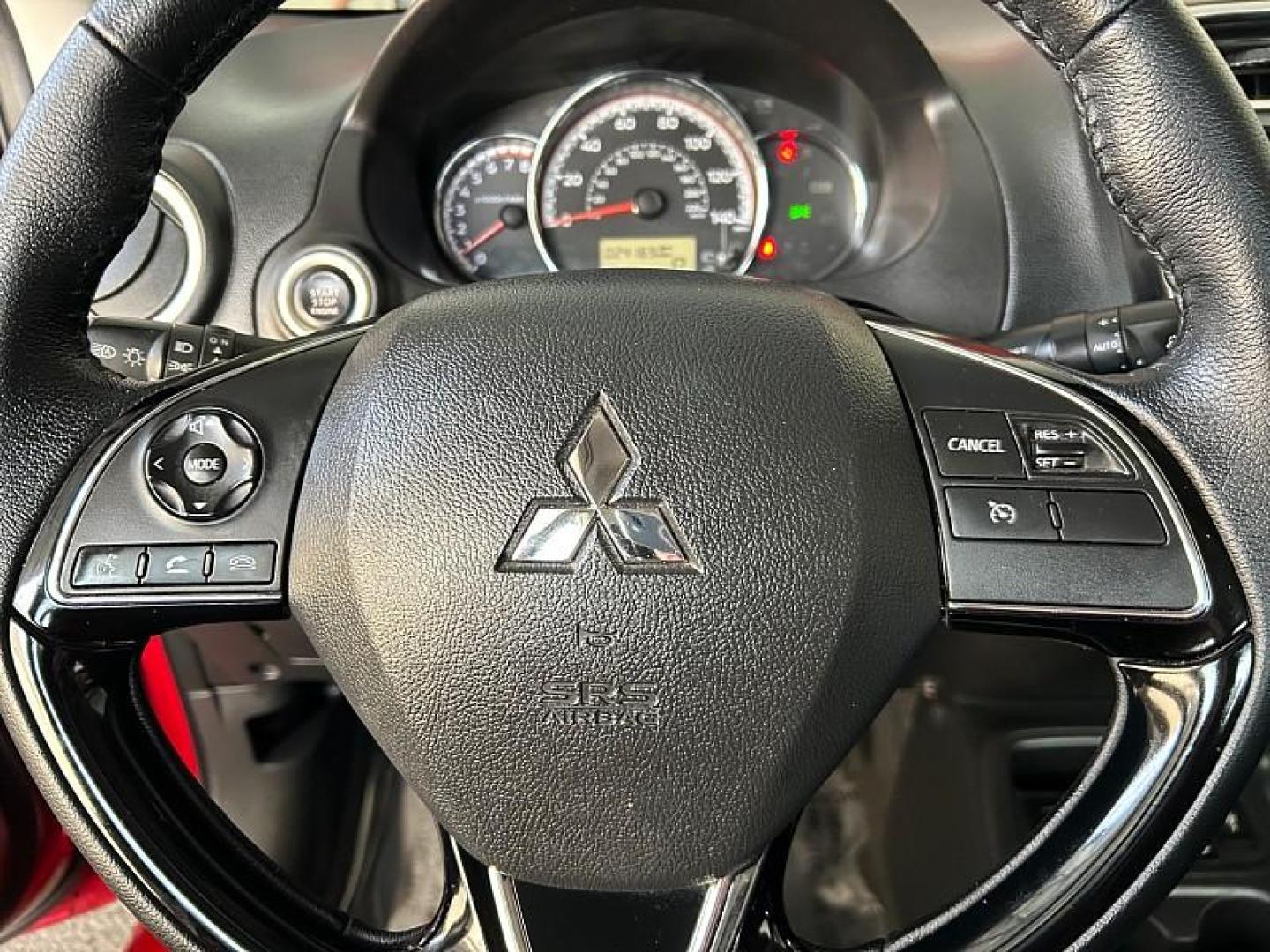 2024 RED Mitsubishi Mirage G4 (ML32FVFJ0RH) with an 3-Cyl 1.2 Liter engine, Automatic CVT transmission, located at 412 Auto Vista Drive, Palmdale, 93551, (661) 945-0620, 34.592636, -118.136681- Photo#22