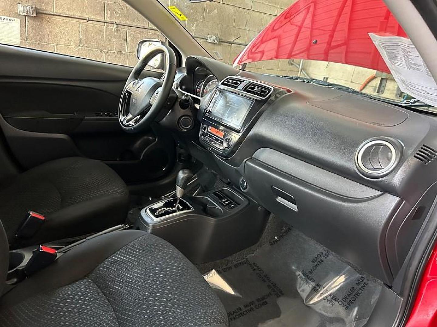 2024 RED Mitsubishi Mirage G4 (ML32FVFJ0RH) with an 3-Cyl 1.2 Liter engine, Automatic CVT transmission, located at 412 Auto Vista Drive, Palmdale, 93551, (661) 945-0620, 34.592636, -118.136681- Photo#29