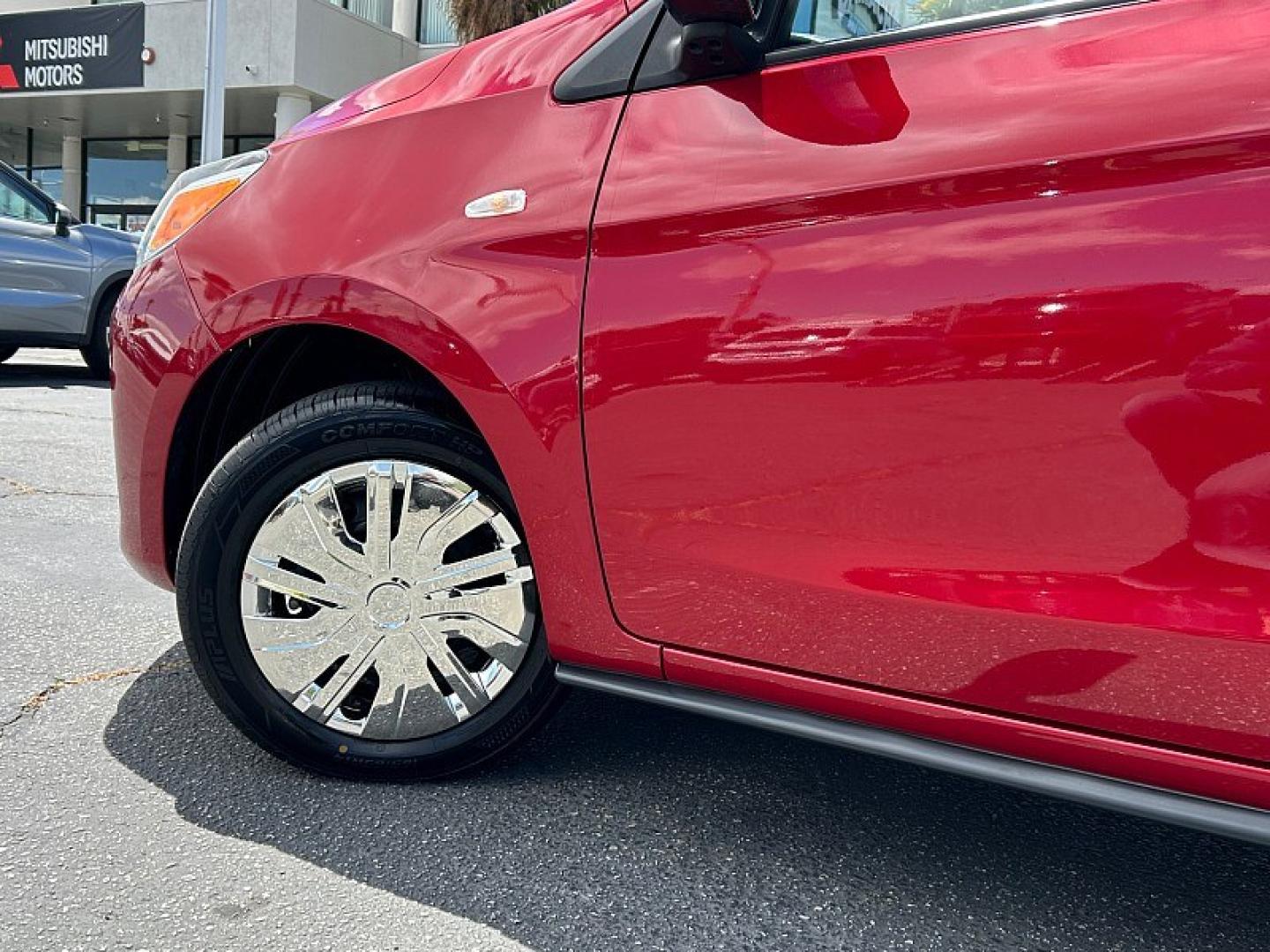 2024 BURGUNDY Mitsubishi Mirage G4 (ML32FUFJ7RH) with an 3-Cyl 1.2 Liter engine, Automatic CVT transmission, located at 412 Auto Vista Drive, Palmdale, 93551, (661) 945-0620, 34.592636, -118.136681 - Photo#11