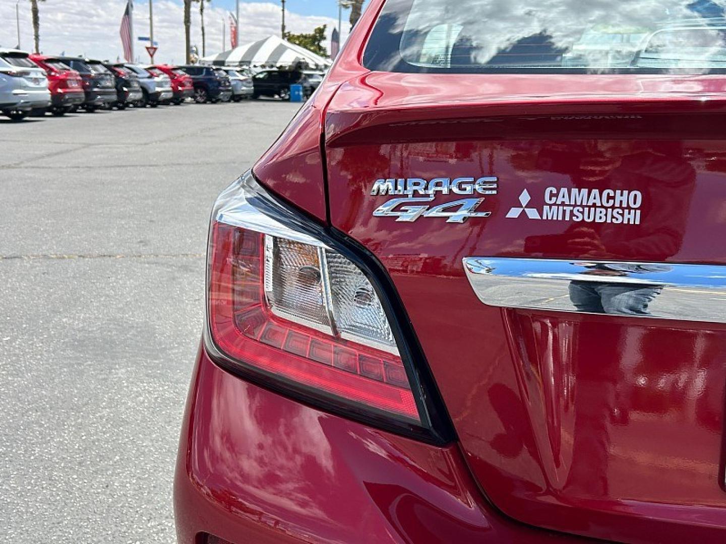 2024 BURGUNDY Mitsubishi Mirage G4 (ML32FUFJ7RH) with an 3-Cyl 1.2 Liter engine, Automatic CVT transmission, located at 412 Auto Vista Drive, Palmdale, 93551, (661) 945-0620, 34.592636, -118.136681 - Photo#17