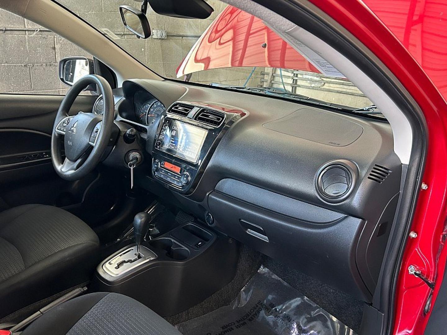 2024 BURGUNDY Mitsubishi Mirage G4 (ML32FUFJ7RH) with an 3-Cyl 1.2 Liter engine, Automatic CVT transmission, located at 412 Auto Vista Drive, Palmdale, 93551, (661) 945-0620, 34.592636, -118.136681 - Photo#27