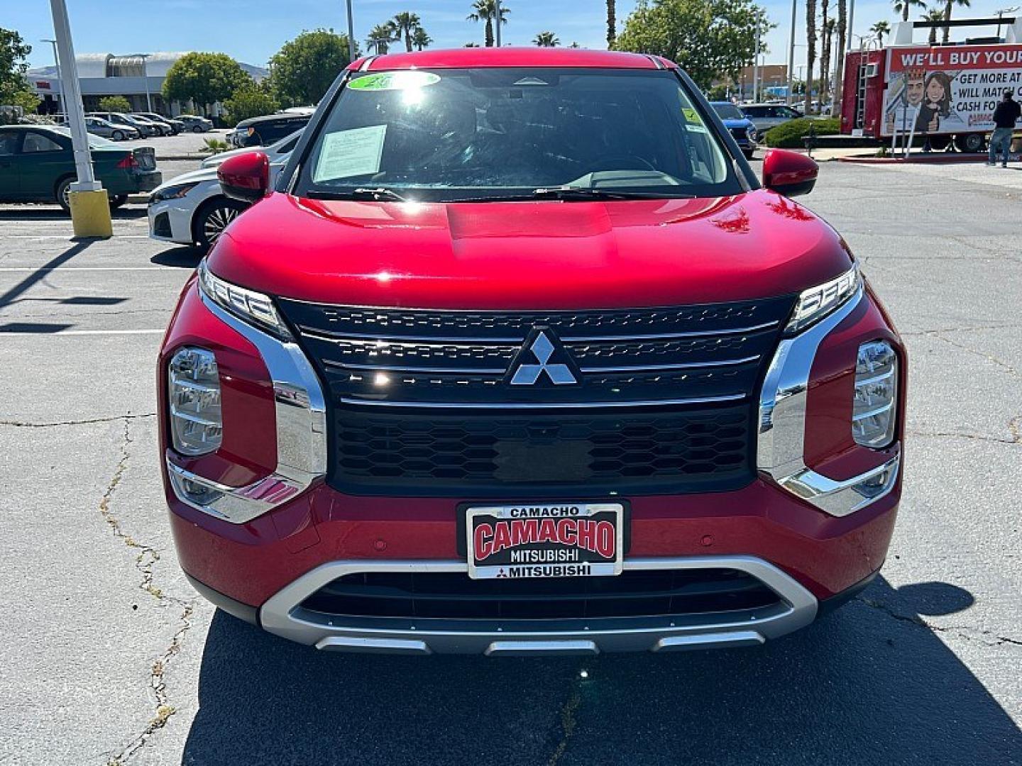 2024 RED Mitsubishi Outlander (JA4J3VA8XRZ) with an 4-Cyl 2.5 Liter engine, Automatic CVT transmission, located at 412 Auto Vista Drive, Palmdale, 93551, (661) 945-0620, 34.592636, -118.136681 - Photo#1