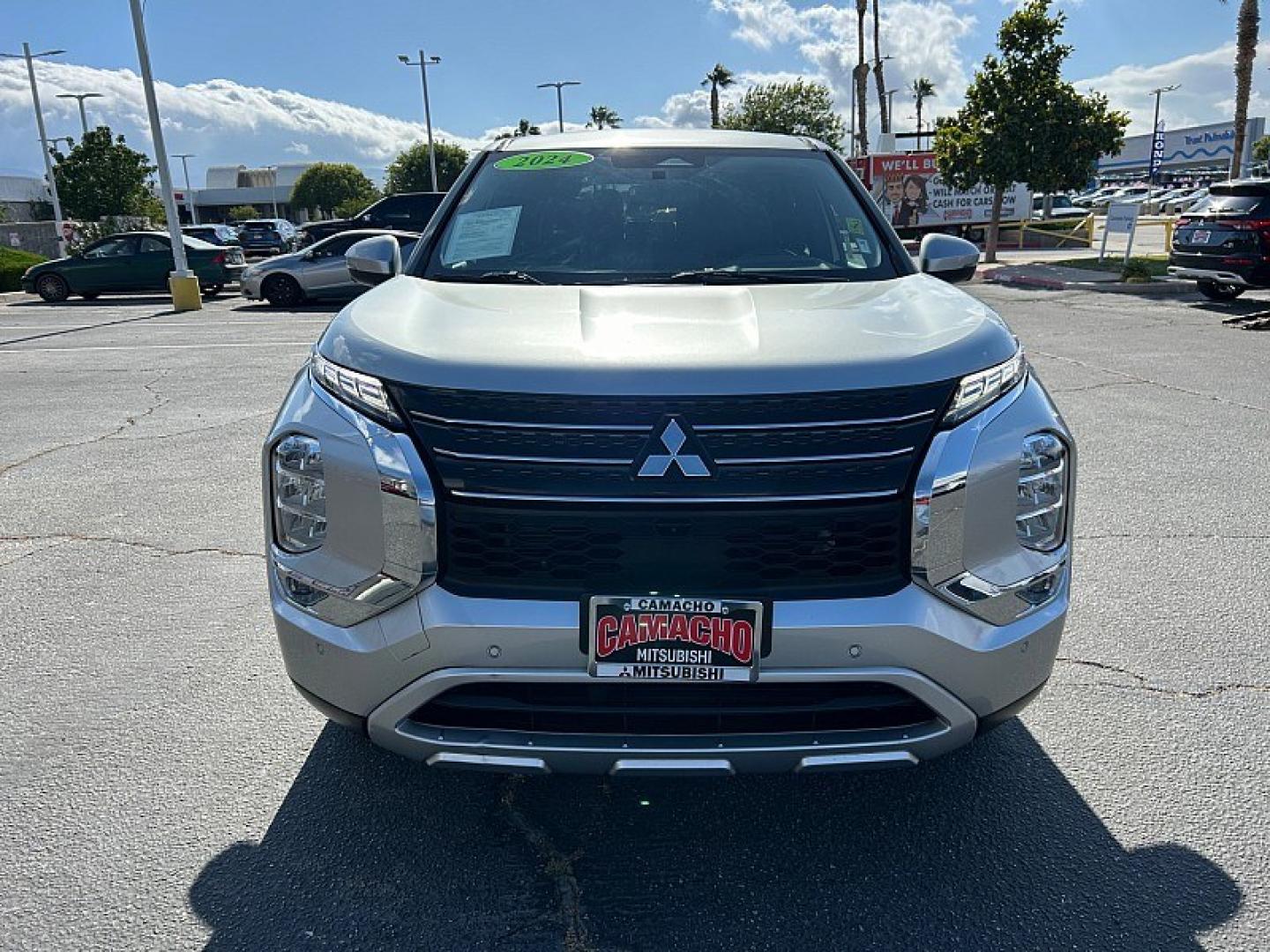 2024 BLACK Mitsubishi Outlander (JA4J3VA89RZ) with an 4-Cyl 2.5 Liter engine, Automatic CVT transmission, located at 412 Auto Vista Drive, Palmdale, 93551, (661) 945-0620, 34.592636, -118.136681 - Photo#1