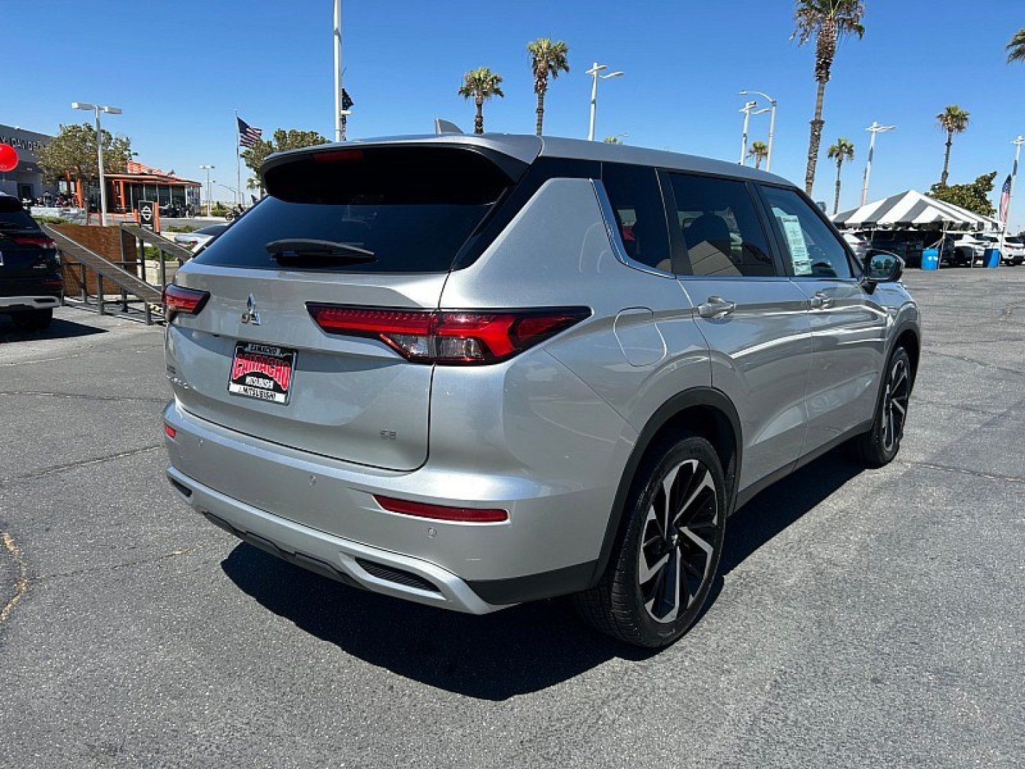2024 Silver Mitsubishi Outlander (JA4J3VA80RZ) with an 4-Cyl 2.5 Liter engine, Automatic CVT transmission, located at 412 Auto Vista Drive, Palmdale, 93551, (661) 945-0620, 34.592636, -118.136681- Photo#10