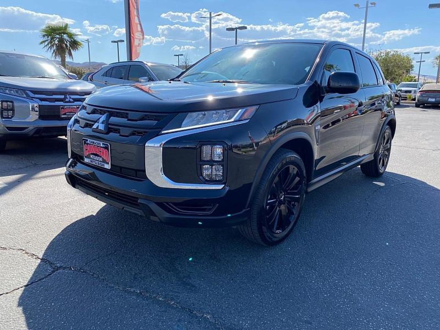 2024 BLACK Mitsubishi Outlander Sport (JA4ARUAU3RU) with an 4-Cyl 2.0 Liter engine, Automatic CVT transmission, located at 412 Auto Vista Drive, Palmdale, 93551, (661) 945-0620, 34.592636, -118.136681 - Photo#2