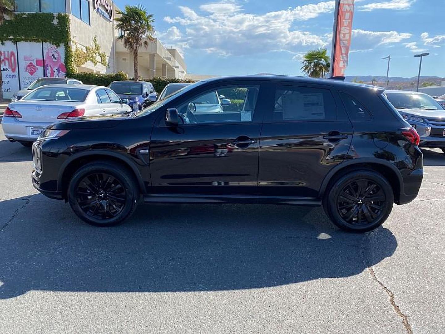 2024 BLACK Mitsubishi Outlander Sport (JA4ARUAU3RU) with an 4-Cyl 2.0 Liter engine, Automatic CVT transmission, located at 412 Auto Vista Drive, Palmdale, 93551, (661) 945-0620, 34.592636, -118.136681 - Photo#3