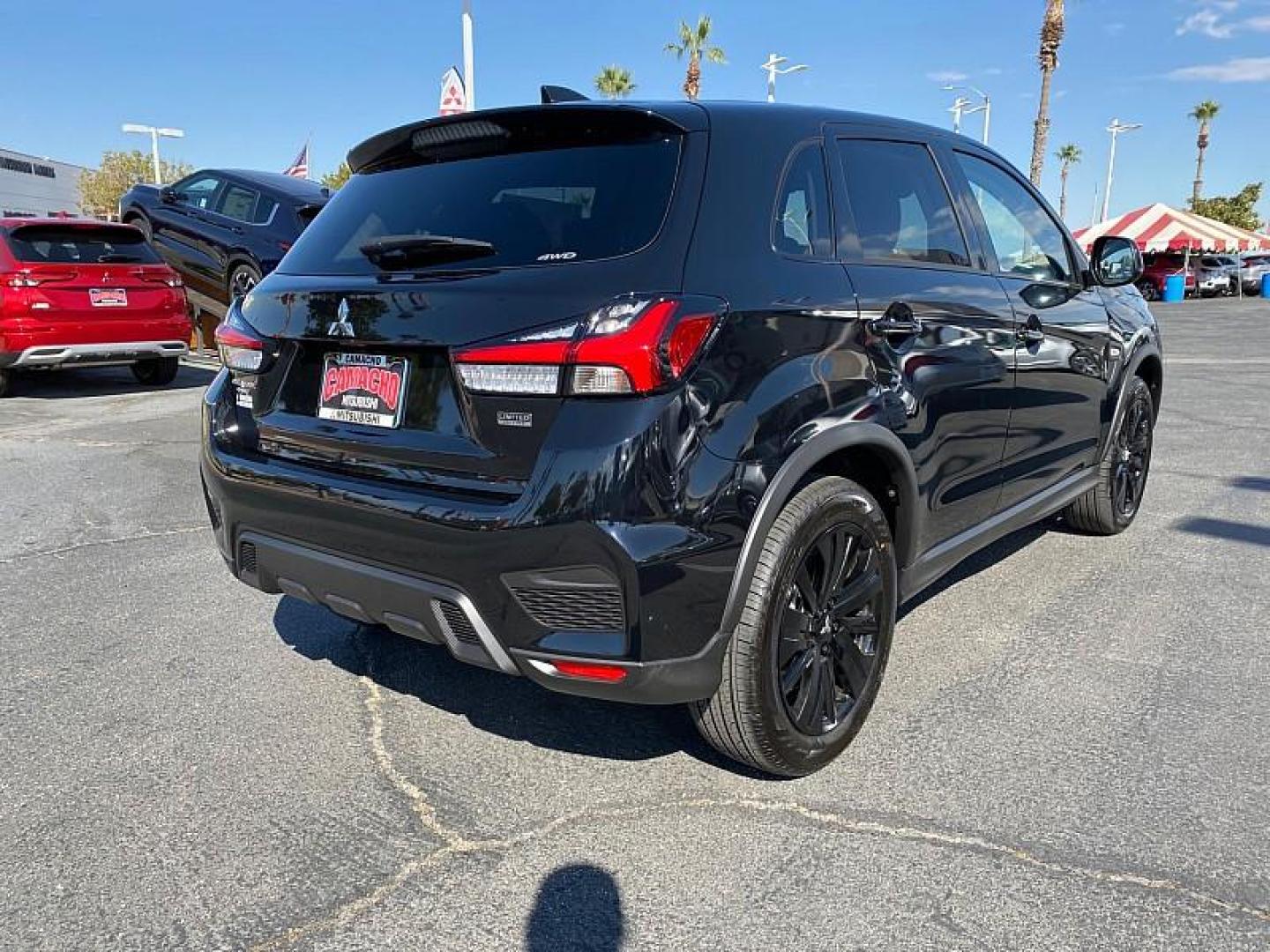 2024 BLACK Mitsubishi Outlander Sport (JA4ARUAU3RU) with an 4-Cyl 2.0 Liter engine, Automatic CVT transmission, located at 412 Auto Vista Drive, Palmdale, 93551, (661) 945-0620, 34.592636, -118.136681 - Photo#6