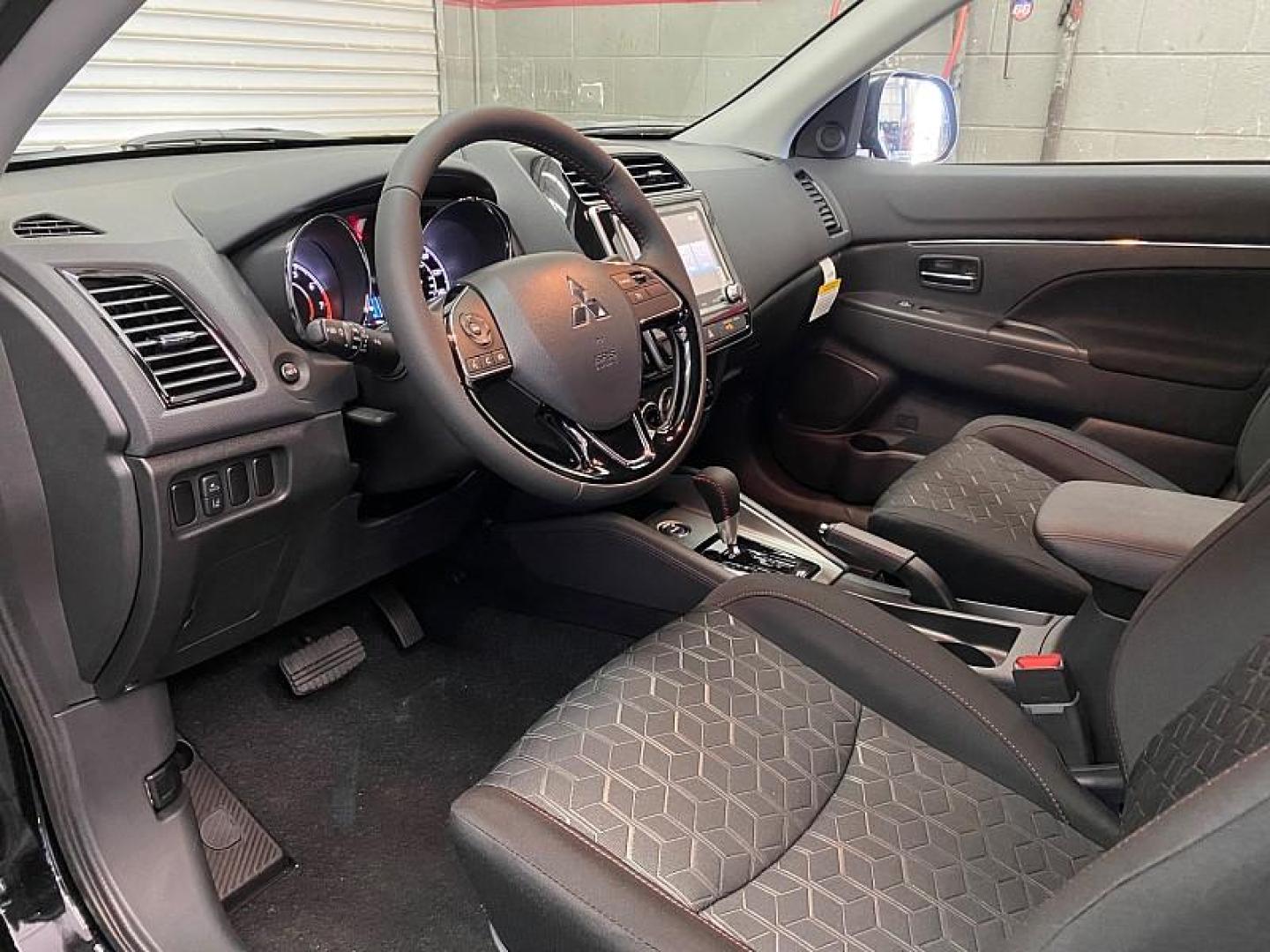 2024 BLACK Mitsubishi Outlander Sport (JA4ARUAU3RU) with an 4-Cyl 2.0 Liter engine, Automatic CVT transmission, located at 412 Auto Vista Drive, Palmdale, 93551, (661) 945-0620, 34.592636, -118.136681 - Photo#9