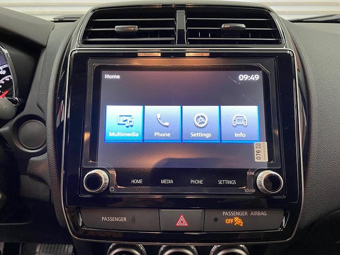 2024 BLACK Mitsubishi Outlander Sport (JA4ARUAU3RU) with an 4-Cyl 2.0 Liter engine, Automatic CVT transmission, located at 412 Auto Vista Drive, Palmdale, 93551, (661) 945-0620, 34.592636, -118.136681 - Photo#12