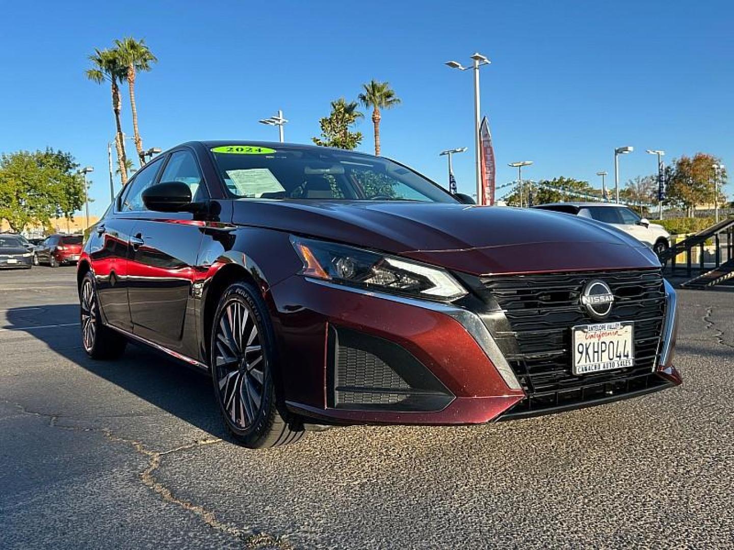2024 RED Nissan Altima (1N4BL4DV9RN) with an 4-Cyl 2.5 Liter engine, Automatic Xtronic CVT transmission, located at 412 Auto Vista Drive, Palmdale, 93551, (661) 945-0620, 34.592636, -118.136681 - Photo#0
