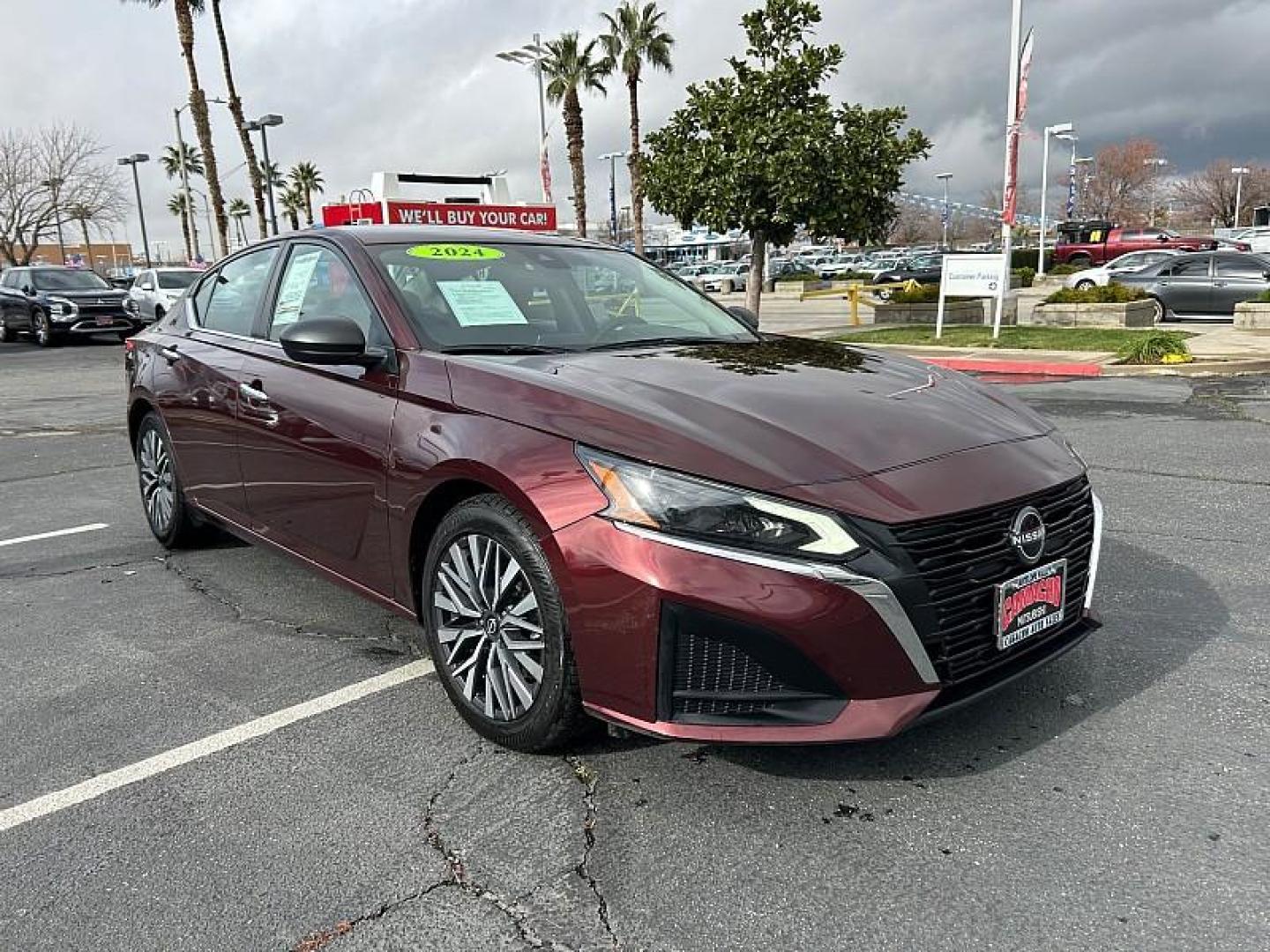 2024 RED Nissan Altima (1N4BL4DV2RN) with an 4-Cyl 2.5 Liter engine, Automatic Xtronic CVT transmission, located at 412 Auto Vista Drive, Palmdale, 93551, (661) 945-0620, 34.592636, -118.136681 - Photo#30