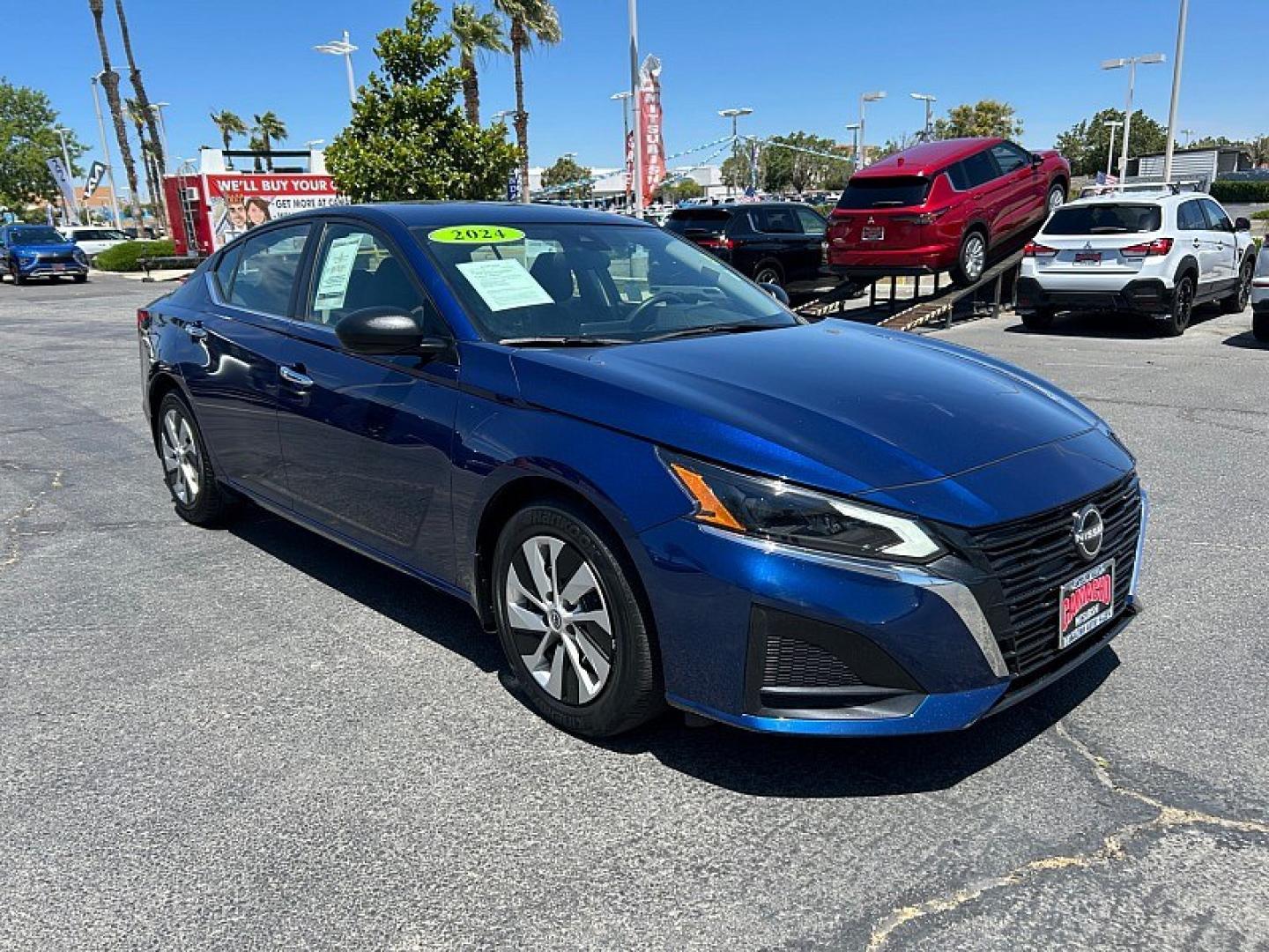 2024 Blue Nissan Altima (1N4BL4BV8RN) with an 4-Cyl 2.5 Liter engine, Automatic Xtronic CVT transmission, located at 412 Auto Vista Drive, Palmdale, 93551, (661) 945-0620, 34.592636, -118.136681- Photo#0