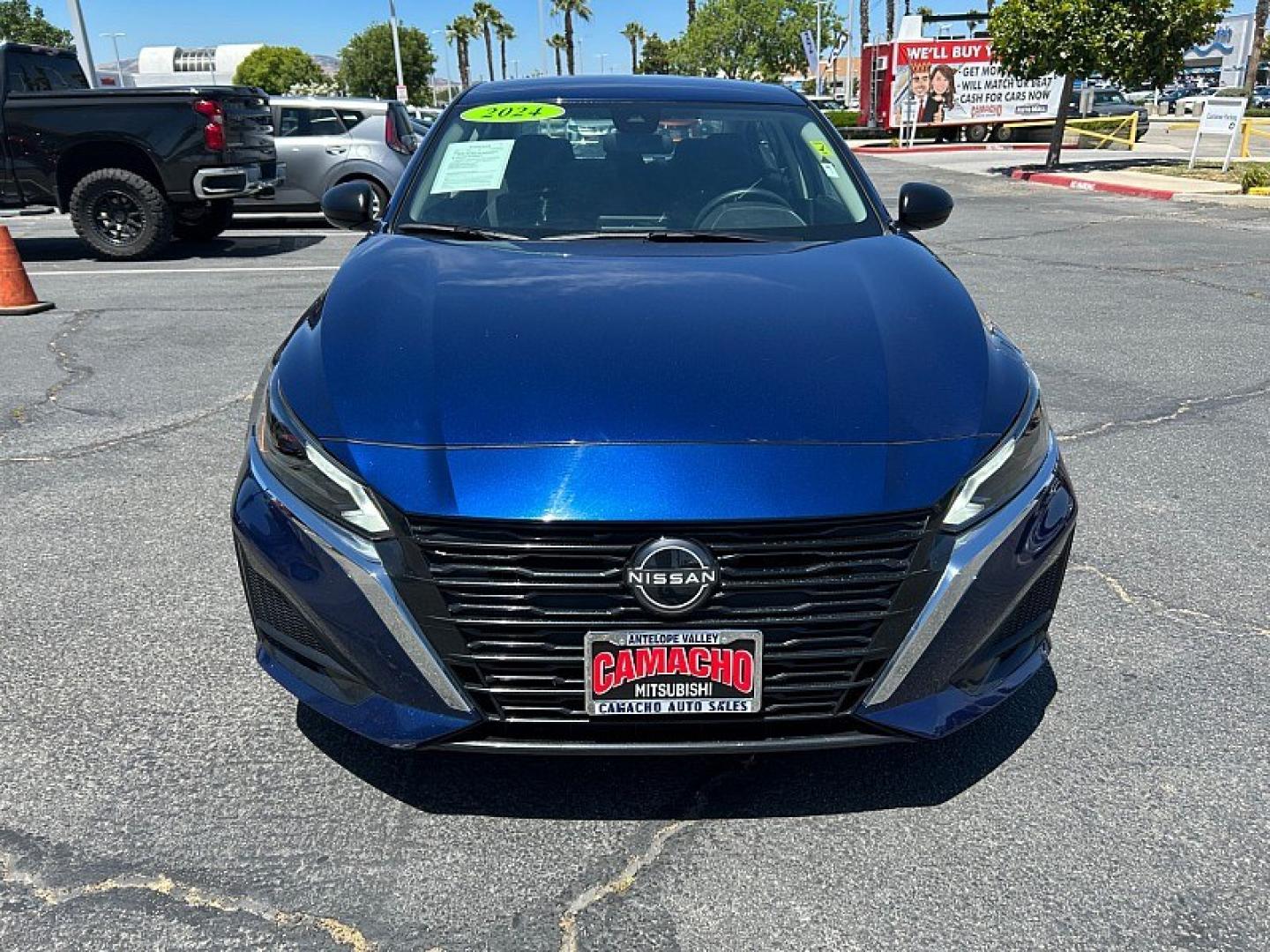 2024 Blue Nissan Altima (1N4BL4BV8RN) with an 4-Cyl 2.5 Liter engine, Automatic Xtronic CVT transmission, located at 412 Auto Vista Drive, Palmdale, 93551, (661) 945-0620, 34.592636, -118.136681- Photo#1