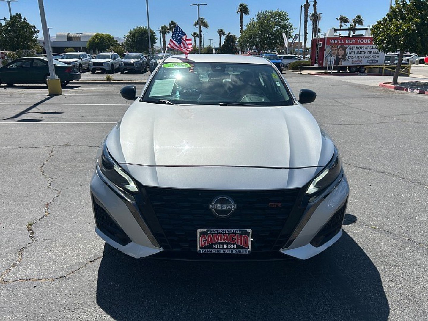 2024 Silver Nissan Altima (1N4BL4CV0RN) with an 4-Cyl 2.5 Liter engine, Automatic Xtronic CVT transmission, located at 412 Auto Vista Drive, Palmdale, 93551, (661) 945-0620, 34.592636, -118.136681- Photo#1