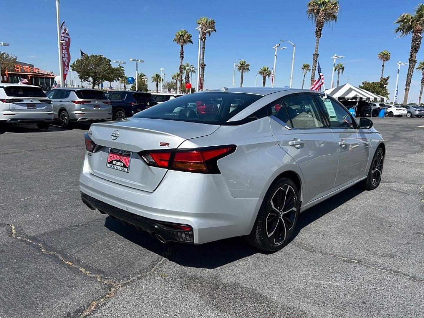 2024 Silver Nissan Altima (1N4BL4CV0RN) with an 4-Cyl 2.5 Liter engine, Automatic Xtronic CVT transmission, located at 412 Auto Vista Drive, Palmdale, 93551, (661) 945-0620, 34.592636, -118.136681- Photo#2