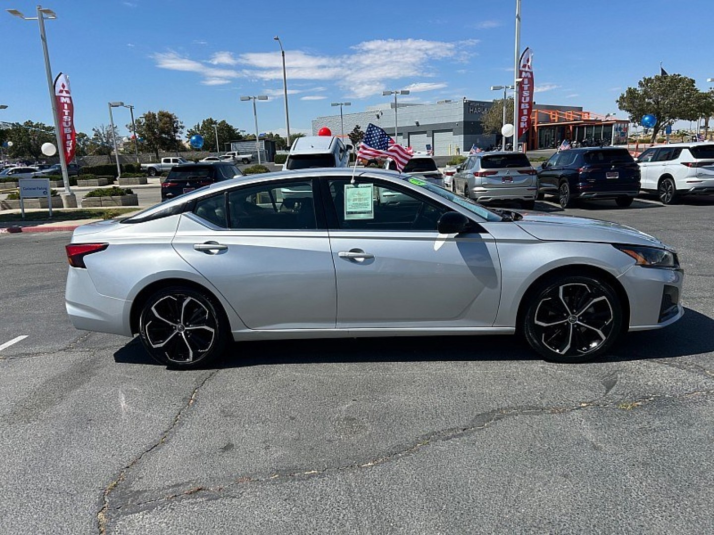 2024 Silver Nissan Altima (1N4BL4CV0RN) with an 4-Cyl 2.5 Liter engine, Automatic Xtronic CVT transmission, located at 412 Auto Vista Drive, Palmdale, 93551, (661) 945-0620, 34.592636, -118.136681- Photo#7