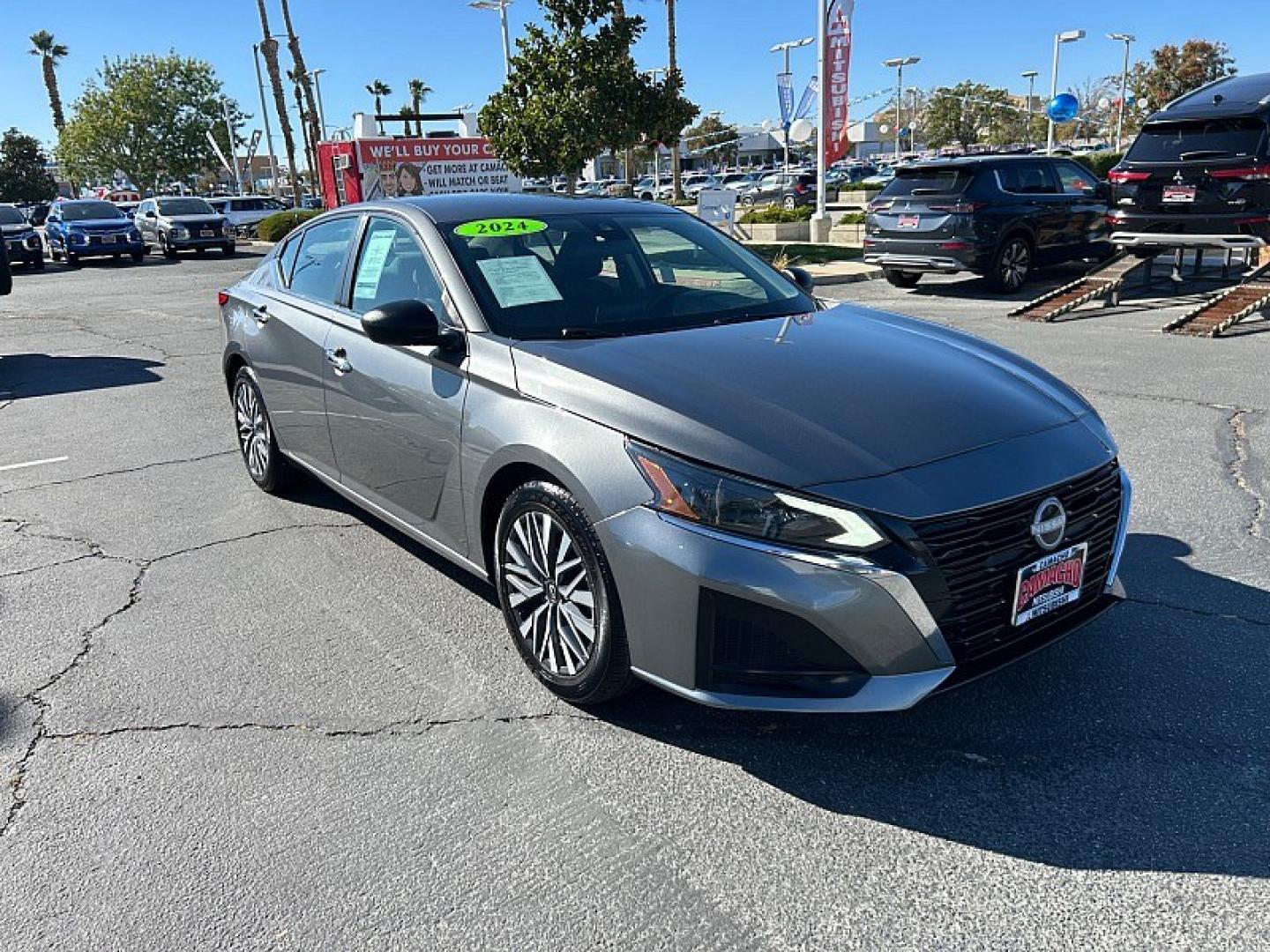 2024 Gray Nissan Altima (1N4BL4DV7RN) with an 4-Cyl 2.5 Liter engine, Automatic Xtronic CVT transmission, located at 412 Auto Vista Drive, Palmdale, 93551, (661) 945-0620, 34.592636, -118.136681- Photo#0
