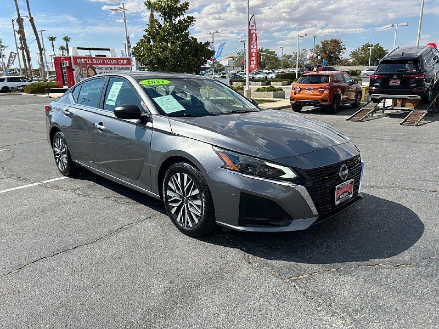 2024 GRAY Nissan Altima (1N4BL4DV2RN) with an 4-Cyl 2.5 Liter engine, Automatic Xtronic CVT transmission, located at 412 Auto Vista Drive, Palmdale, 93551, (661) 945-0620, 34.592636, -118.136681- Photo#0