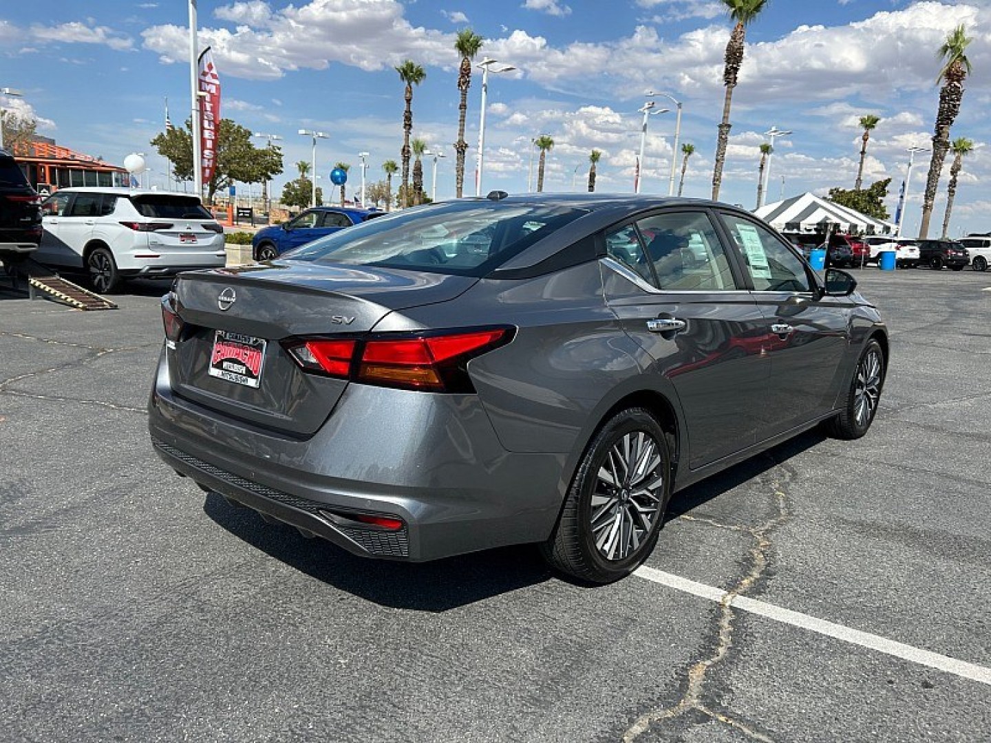 2024 GRAY Nissan Altima (1N4BL4DV2RN) with an 4-Cyl 2.5 Liter engine, Automatic Xtronic CVT transmission, located at 412 Auto Vista Drive, Palmdale, 93551, (661) 945-0620, 34.592636, -118.136681- Photo#2