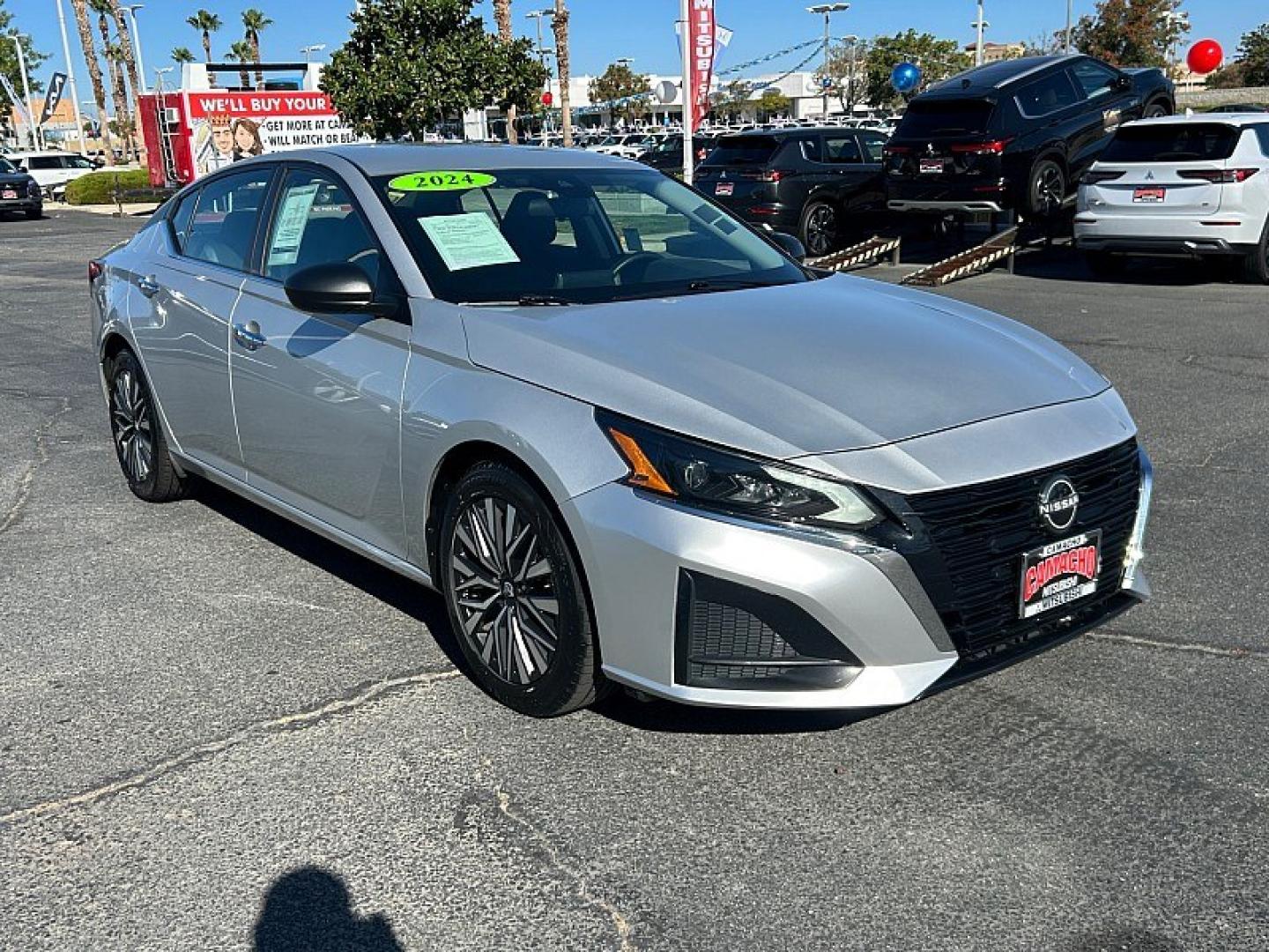 2024 Silver Nissan Altima (1N4BL4DV1RN) with an 4-Cyl 2.5 Liter engine, Automatic Xtronic CVT transmission, located at 412 Auto Vista Drive, Palmdale, 93551, (661) 945-0620, 34.592636, -118.136681- Photo#0
