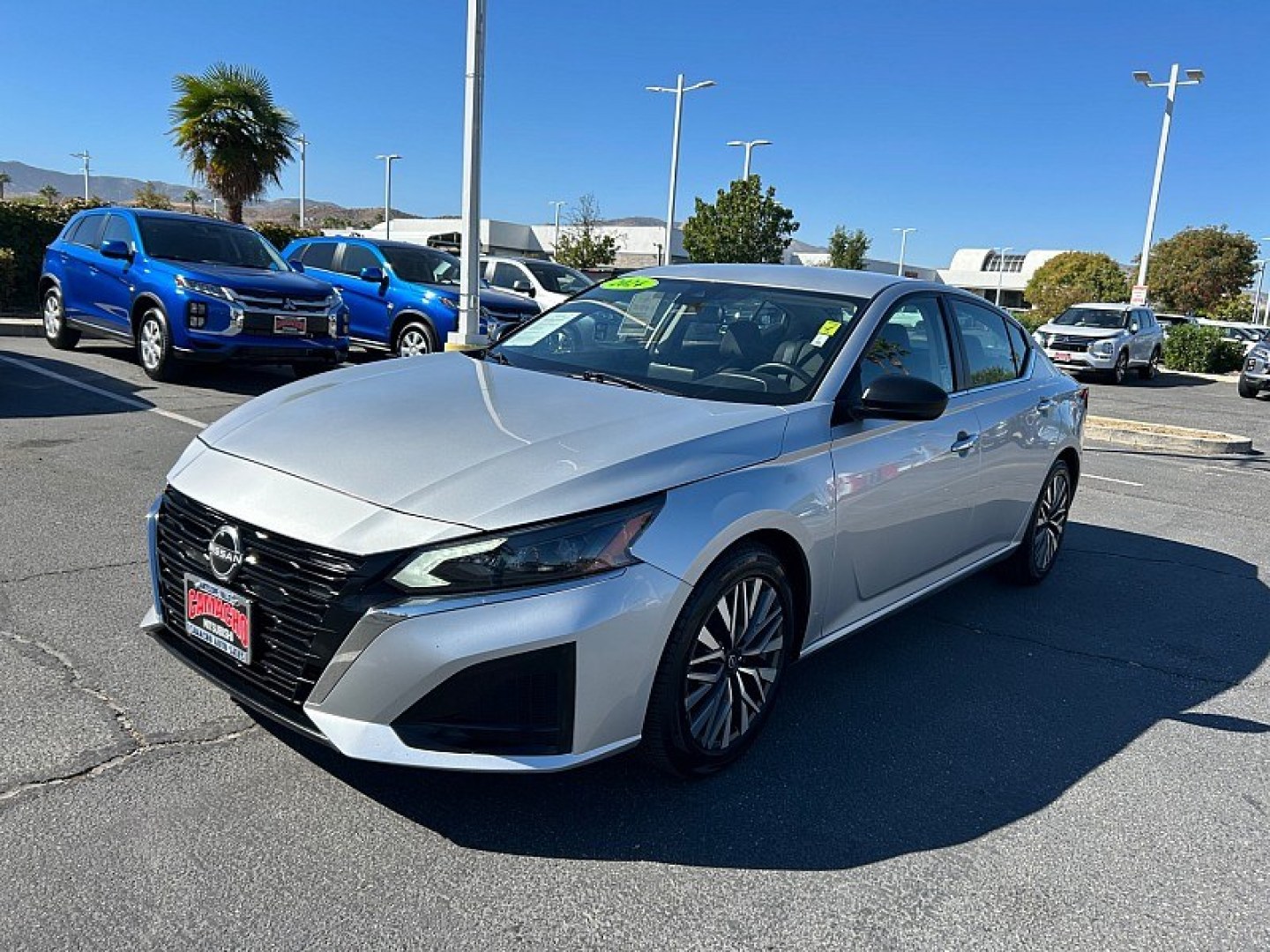 2024 Silver /black Nissan Altima (1N4BL4DV9RN) with an 4-Cyl 2.5 Liter engine, Automatic Xtronic CVT transmission, located at 412 Auto Vista Drive, Palmdale, 93551, (661) 945-0620, 34.592636, -118.136681 - Discover comfort, style, and impressive efficiency in this 2024 Nissan Altima SV! Powered by a 2.5L 4-cylinder engine paired with Nissan and rsquo;s Xtronic CVT automatic transmission, this sedan delivers a smooth, comfortable ride that and rsquo;s perfect for daily commuting and longer road trips.- Photo#2