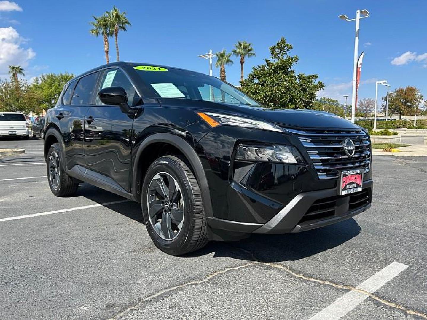 2024 BLACK Nissan Rogue (5N1BT3BAXRC) with an 3-Cyl Turbo 1.5 Liter engine, Automatic CVT transmission, located at 412 Auto Vista Drive, Palmdale, 93551, (661) 945-0620, 34.592636, -118.136681 - Photo#0