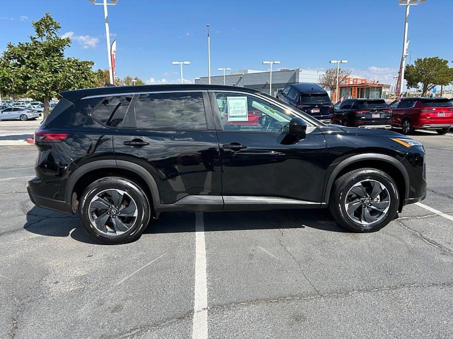 2024 BLACK Nissan Rogue (5N1BT3BAXRC) with an 3-Cyl Turbo 1.5 Liter engine, Automatic CVT transmission, located at 412 Auto Vista Drive, Palmdale, 93551, (661) 945-0620, 34.592636, -118.136681 - Photo#5