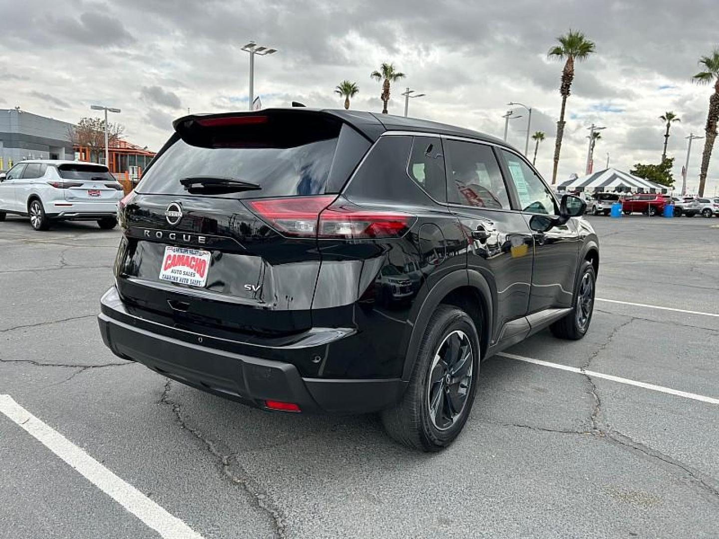 2024 BLACK Nissan Rogue (5N1BT3BA3RC) with an 3-Cyl Turbo 1.5 Liter engine, Automatic CVT transmission, located at 412 Auto Vista Drive, Palmdale, 93551, (661) 945-0620, 34.592636, -118.136681 - Photo#22