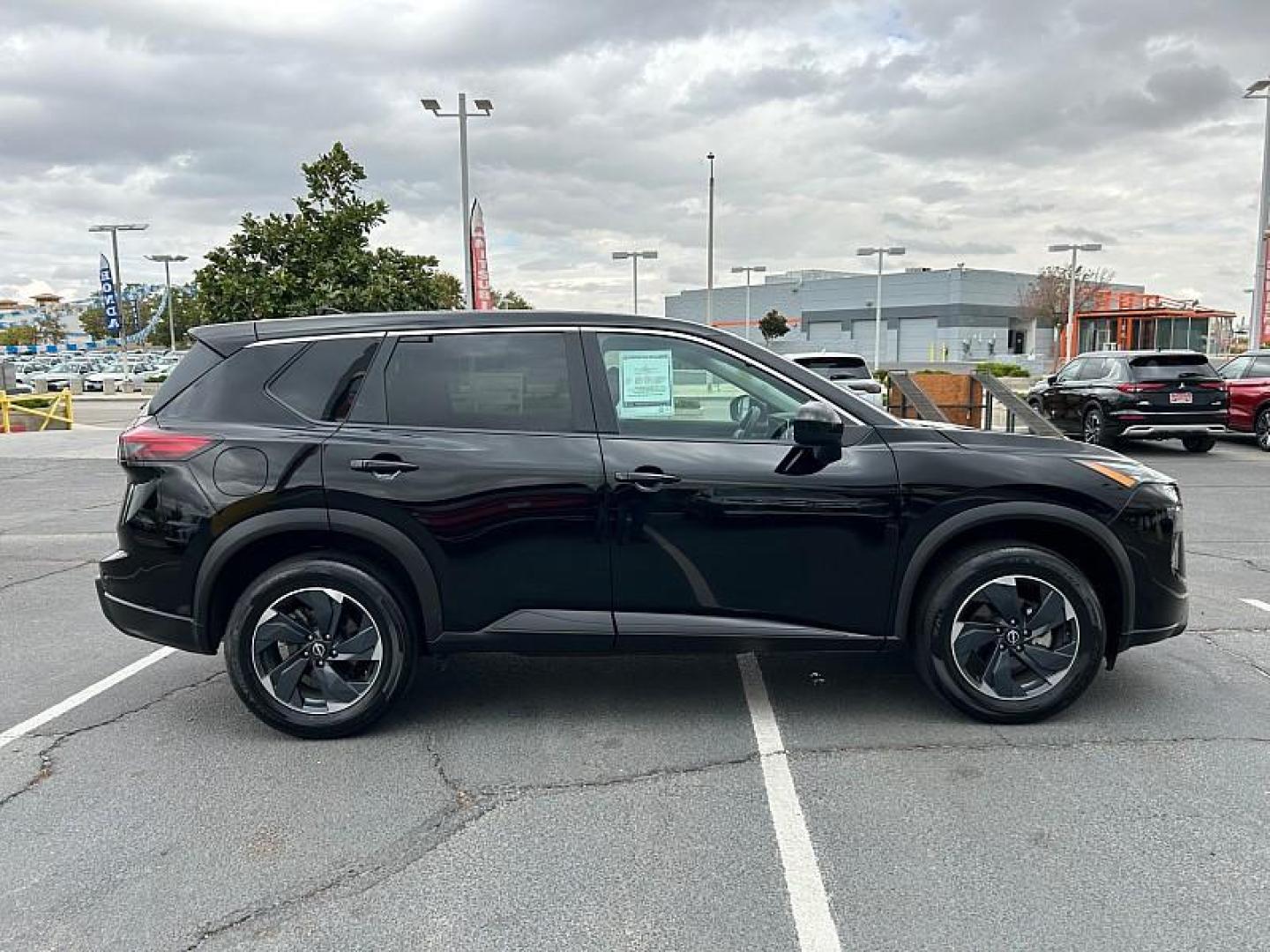 2024 BLACK Nissan Rogue (5N1BT3BA3RC) with an 3-Cyl Turbo 1.5 Liter engine, Automatic CVT transmission, located at 412 Auto Vista Drive, Palmdale, 93551, (661) 945-0620, 34.592636, -118.136681 - Photo#23