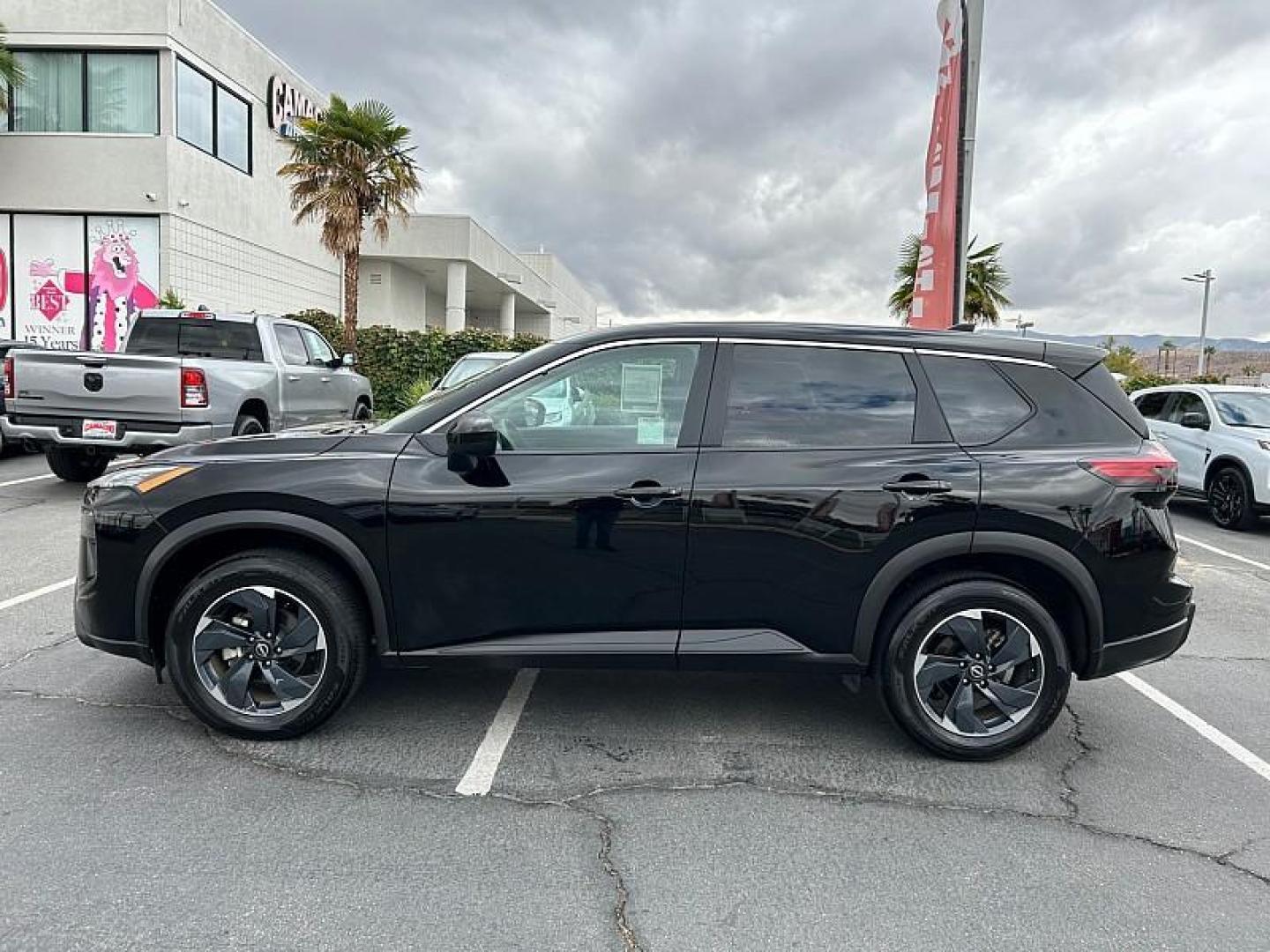 2024 BLACK Nissan Rogue (5N1BT3BA3RC) with an 3-Cyl Turbo 1.5 Liter engine, Automatic CVT transmission, located at 412 Auto Vista Drive, Palmdale, 93551, (661) 945-0620, 34.592636, -118.136681 - Photo#29