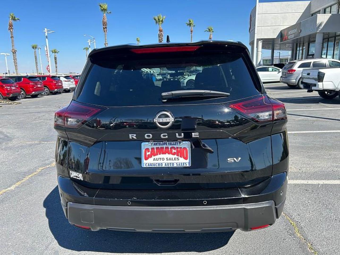 2024 BLACK Nissan Rogue (5N1BT3BA3RC) with an 3-Cyl Turbo 1.5 Liter engine, Automatic CVT transmission, located at 412 Auto Vista Drive, Palmdale, 93551, (661) 945-0620, 34.592636, -118.136681 - Photo#4