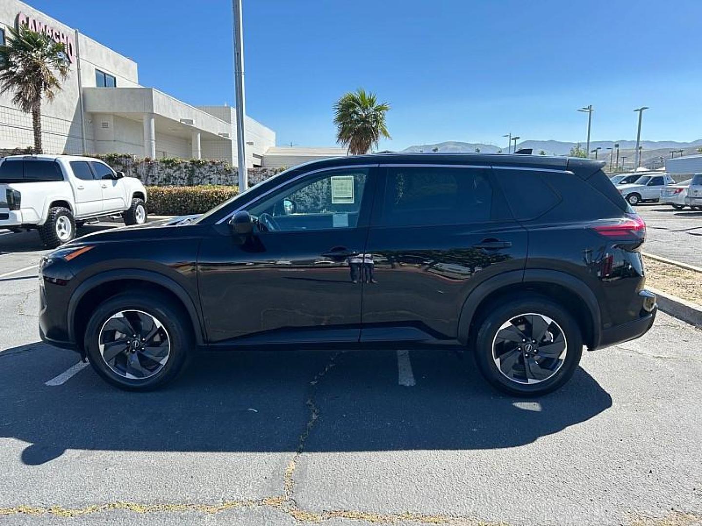 2024 BLACK Nissan Rogue (5N1BT3BA3RC) with an 3-Cyl Turbo 1.5 Liter engine, Automatic CVT transmission, located at 412 Auto Vista Drive, Palmdale, 93551, (661) 945-0620, 34.592636, -118.136681 - Photo#6