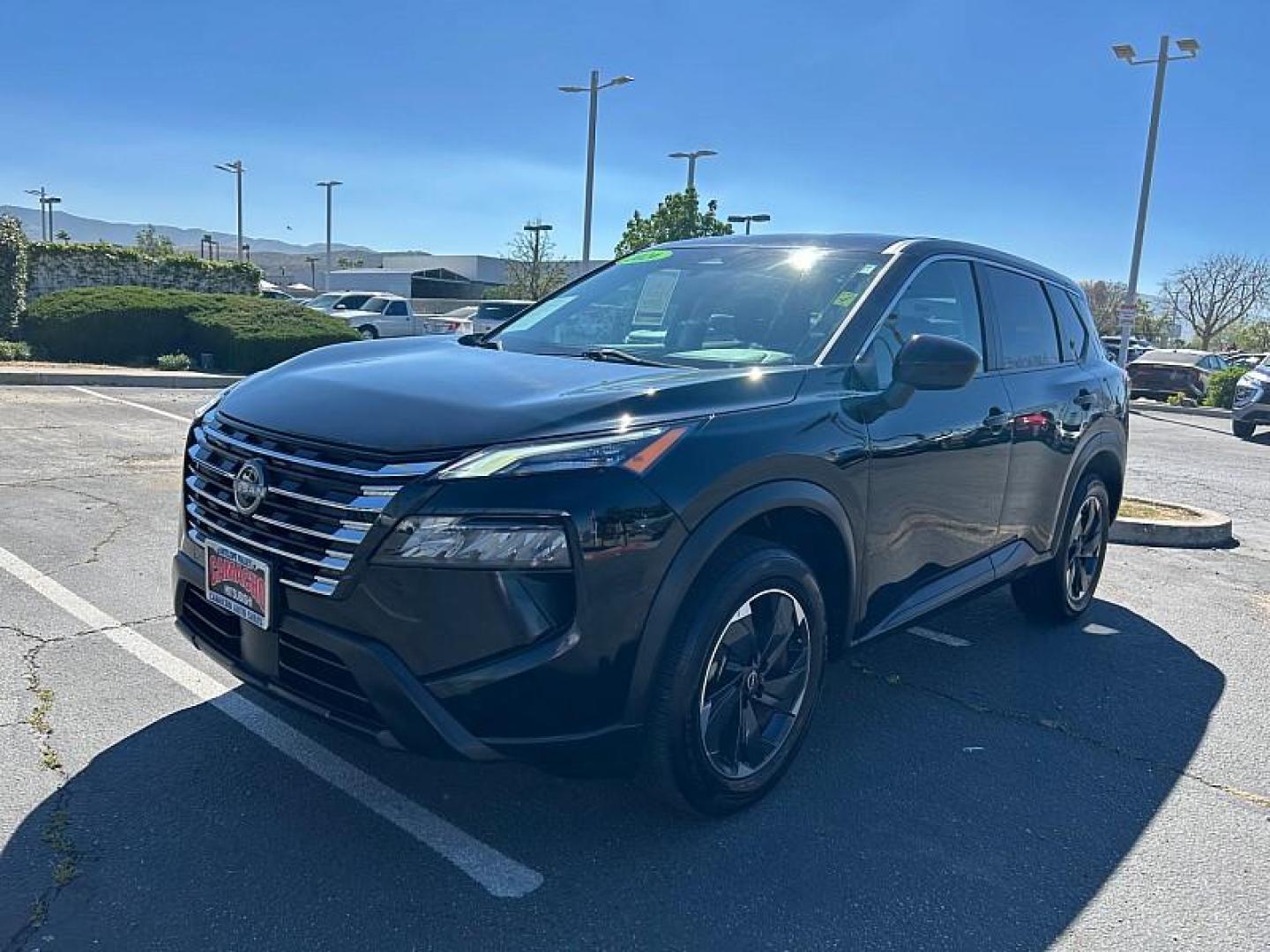2024 BLACK Nissan Rogue (5N1BT3BA3RC) with an 3-Cyl Turbo 1.5 Liter engine, Automatic CVT transmission, located at 412 Auto Vista Drive, Palmdale, 93551, (661) 945-0620, 34.592636, -118.136681 - Photo#7