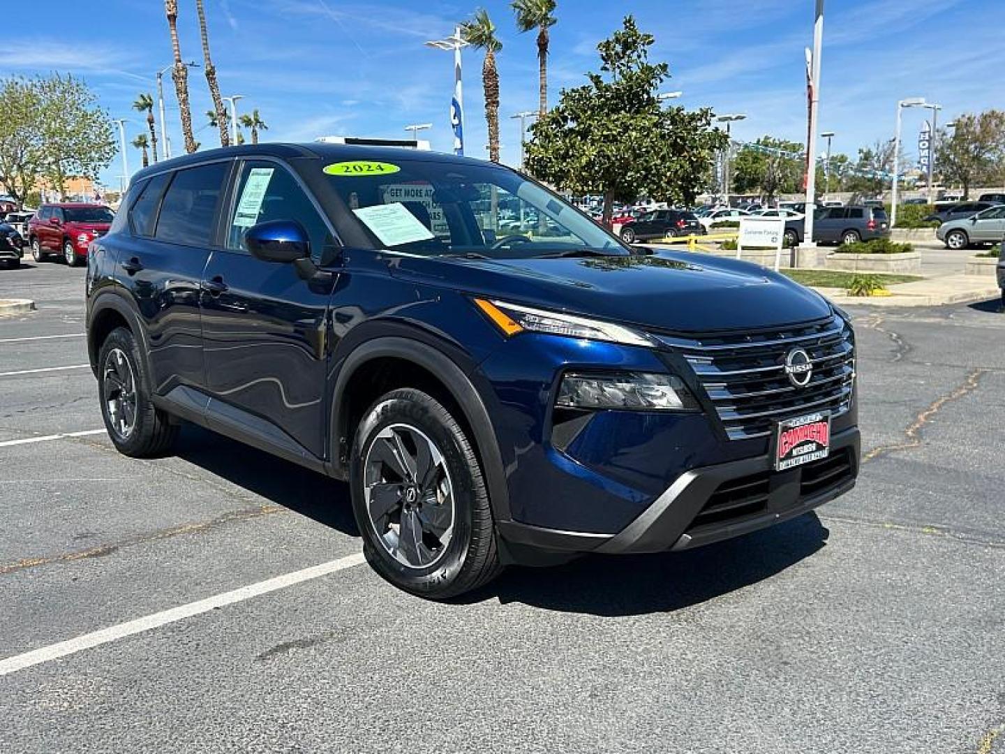 2024 BLUE Nissan Rogue (5N1BT3BA2RC) with an 3-Cyl Turbo 1.5 Liter engine, Automatic CVT transmission, located at 412 Auto Vista Drive, Palmdale, 93551, (661) 945-0620, 34.592636, -118.136681 - Photo#0