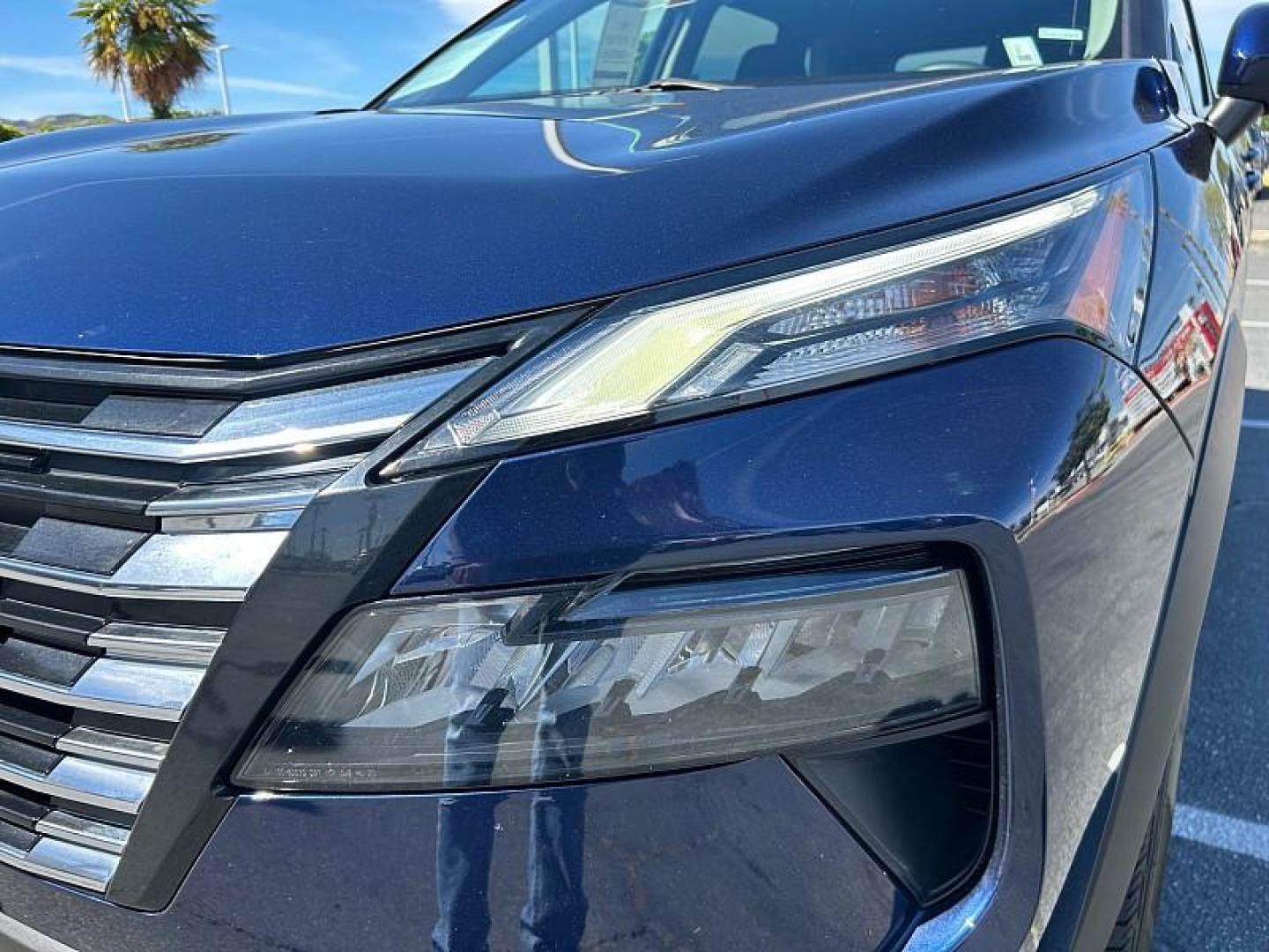 2024 BLUE Nissan Rogue (5N1BT3BA2RC) with an 3-Cyl Turbo 1.5 Liter engine, Automatic CVT transmission, located at 412 Auto Vista Drive, Palmdale, 93551, (661) 945-0620, 34.592636, -118.136681 - Photo#10